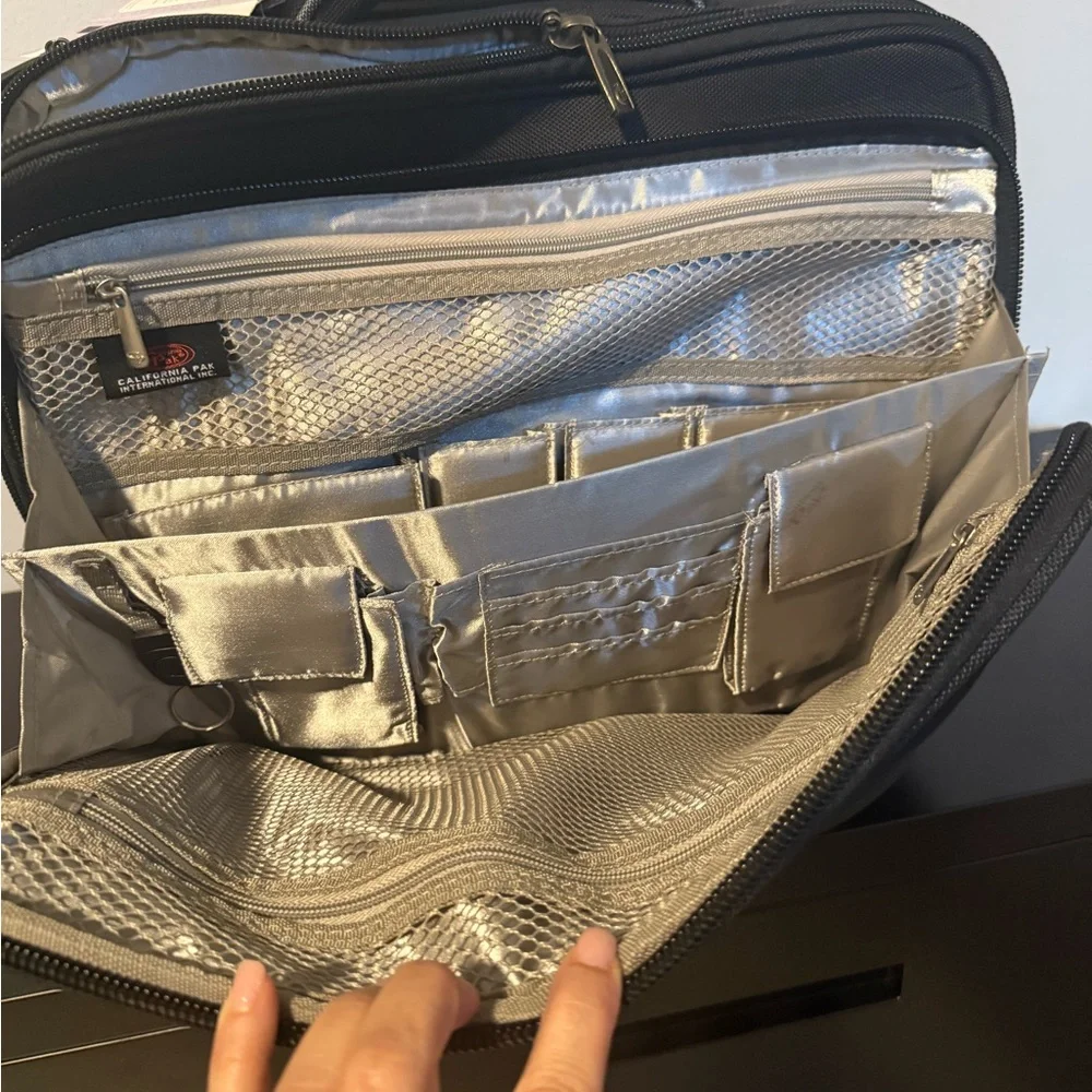 Black Rolling Briefcase